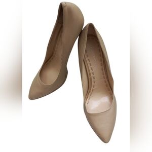 Enzo Angioluni Women's Elegant Beige Pumps Size 8.5 US